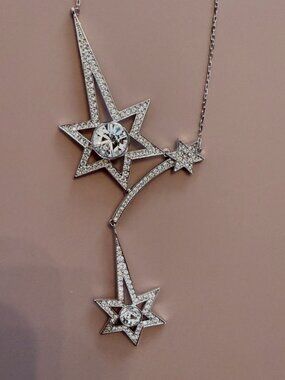 Rare Swarovski Pleasure Star Meteor Necklace